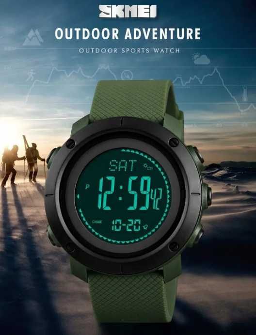 Zegarek męski SKMEI1426 elektroniczny metronom kompas bluetoot ttst496