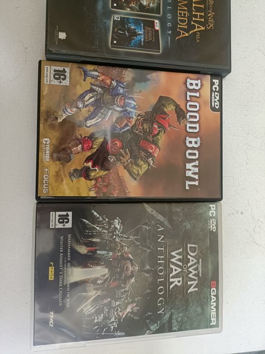 Lote 4 jogos dvd para computador