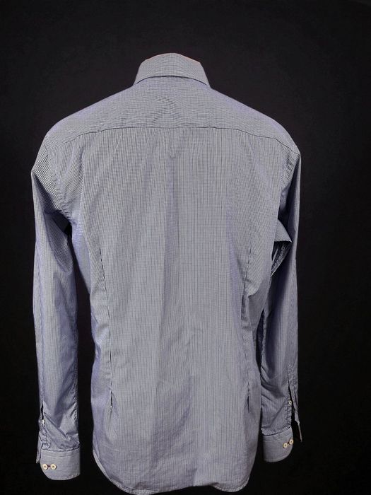 Eton roz. L/43 męska elegancka koszula w delikatną kratkę