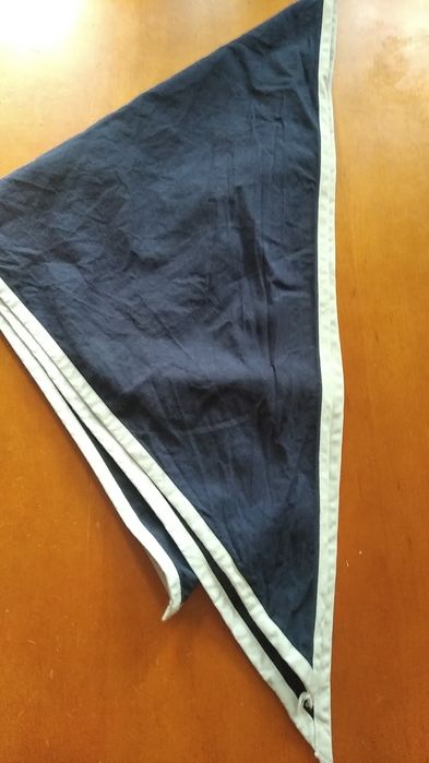 chusta harcerska granatowa z lamówką