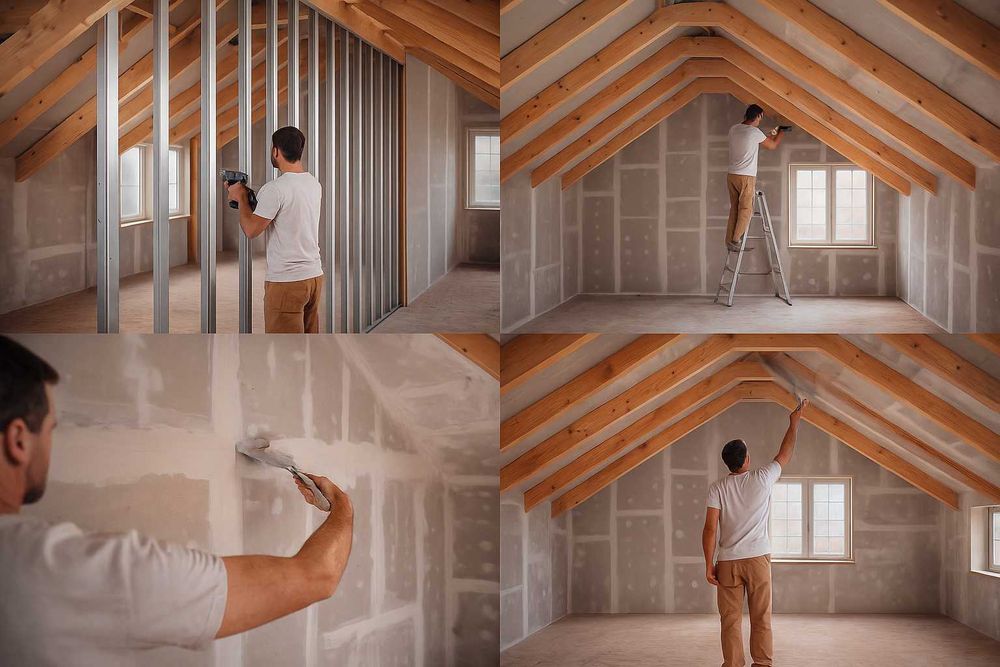 Adaptacja poddaszy - Wykończenia - Izolacje systemowe