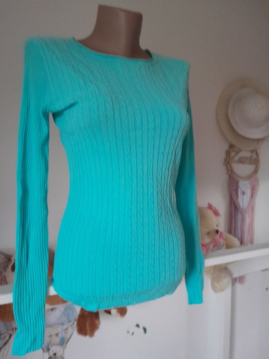 Jasny niebieski sweter sweterek S  36