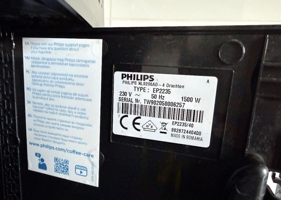 Ekspres Philips 2200 EP2235/40 LatteGo