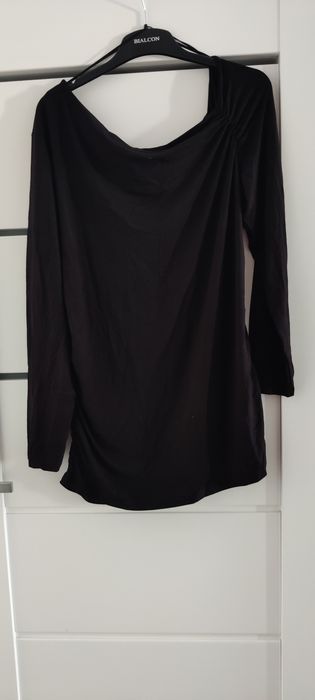 Dzianinowa asymetryczna bluzka 48/50 plus size tunika Bonprix