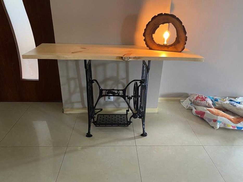 Lampa z plastra orzecha