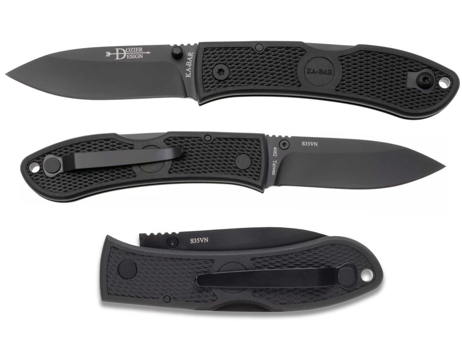Ніж KA-BAR Dozier Folding Hunter (AUS8, D2, S35VN): 1 750 грн