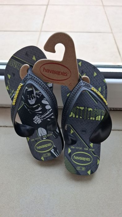 Havaianas Batman 27/28 criança novas