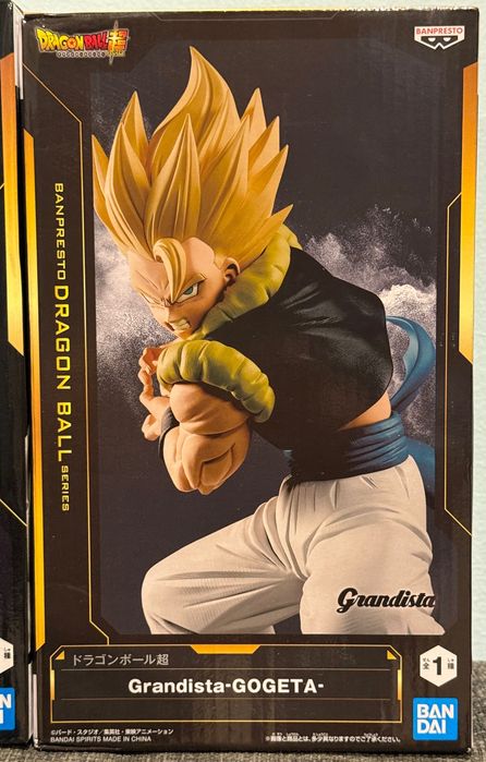 Lote 3 Figuras Dragon Ball Z Grandista - Goku, Vegeta e Gogeta