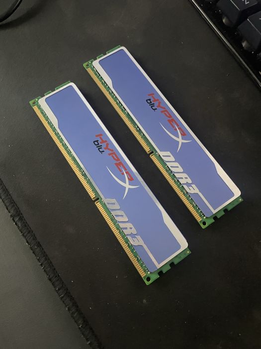 kosci ram kingston hyperX ddr3 1600MHz (2x4gb) 8gb ram