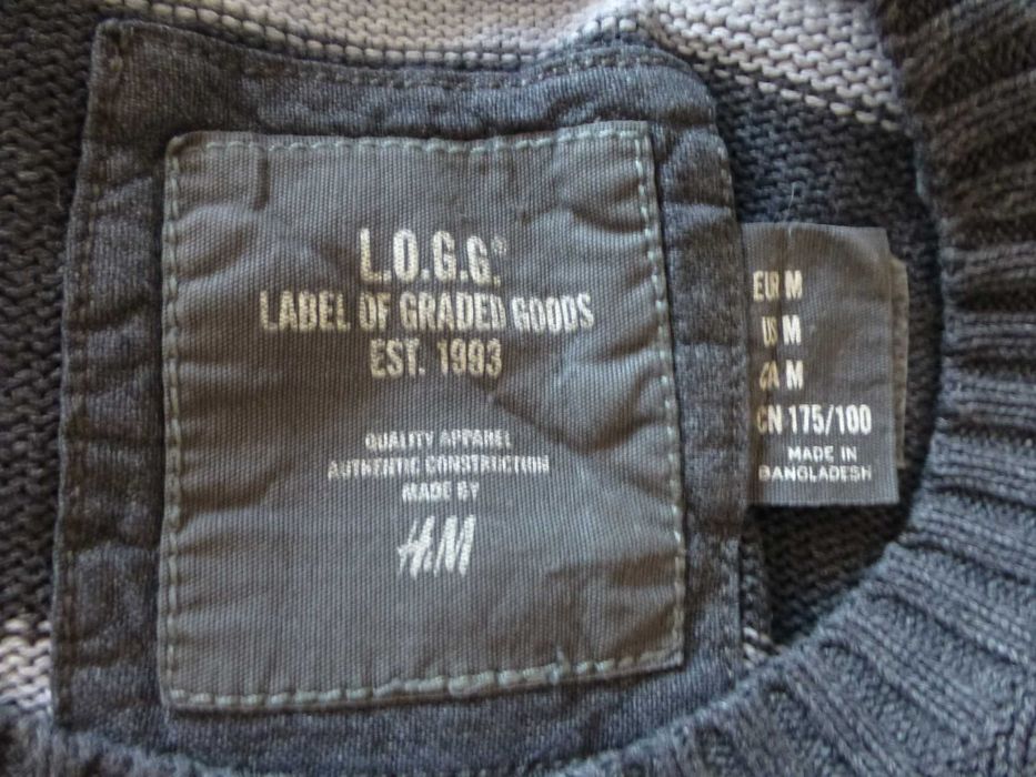 H&M bawełniany męski sweter M