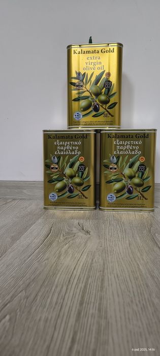 Oliwa Grecka z Oliwek 3 litrowe opakowanie