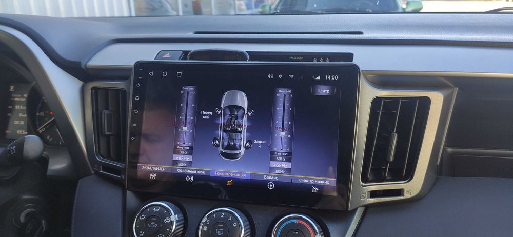 Магнитола Toyota RAV 4 2012-2018 QLED экран, мощная 8 ядер +CarPlay 4G