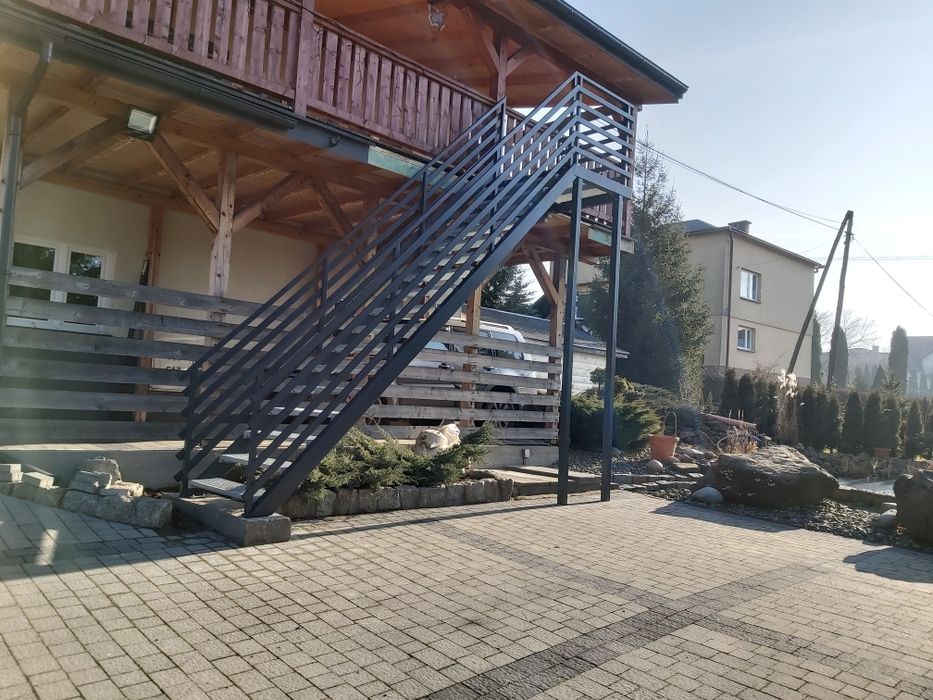 Balustrada balkonowa 100x20 ocynk malowana proszkowo