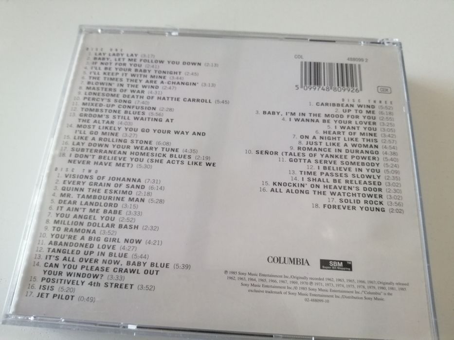 Bob Dylan Biograph box Set.