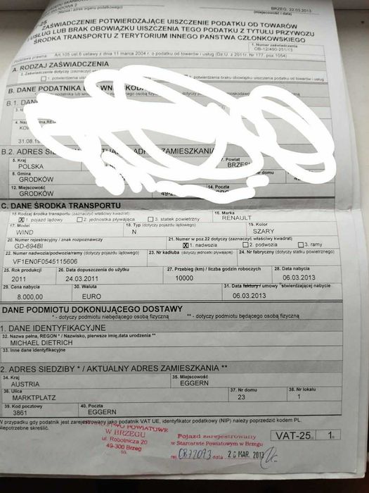 Renault Wind 2011 - LPG, mały przebieg