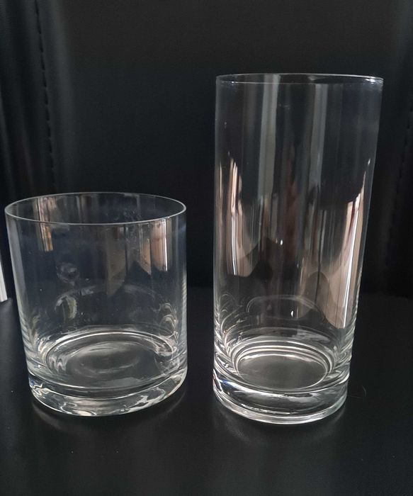 Garrafa Cristal / JarraCristal e vidro  e copos