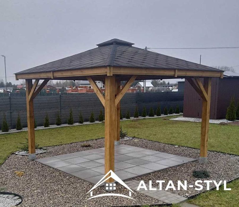Altany, altanki, wiaty, altana ogrodowa JOLA 3 x 3 m PRODUCENT