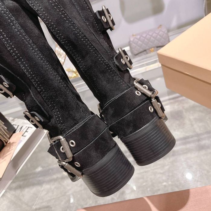 Zamszowe Kozaki Miu Miu! 36,37,38,39,40,41! Premium!