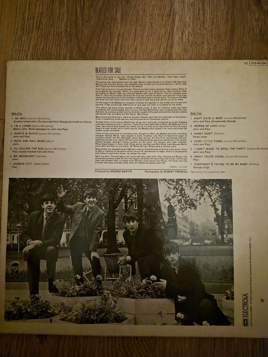 Płyta winylowa "Beatles for sale"