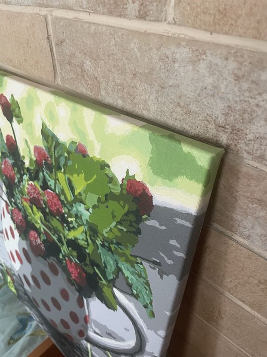 Картина інтерʼєрна земляніка