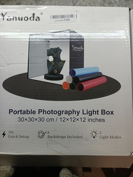 Швидкоскладний фотобокс фотокуб з LED підсвічуванн