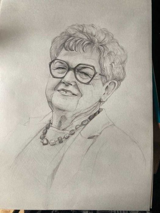 Portret ze zdjęcia a4 a3 na urodziny