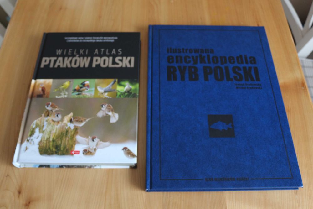 sprzedam piękne atlasy ryb i ptaków idealne na prezent