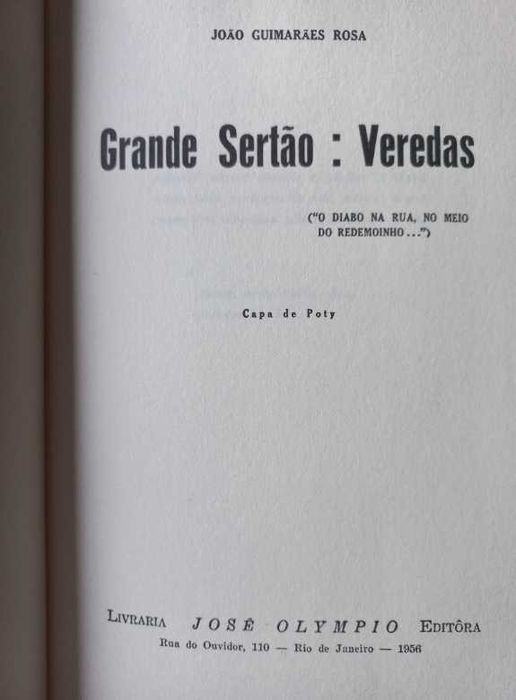Grande Sertão: Veredas - João Guimarães Rosa