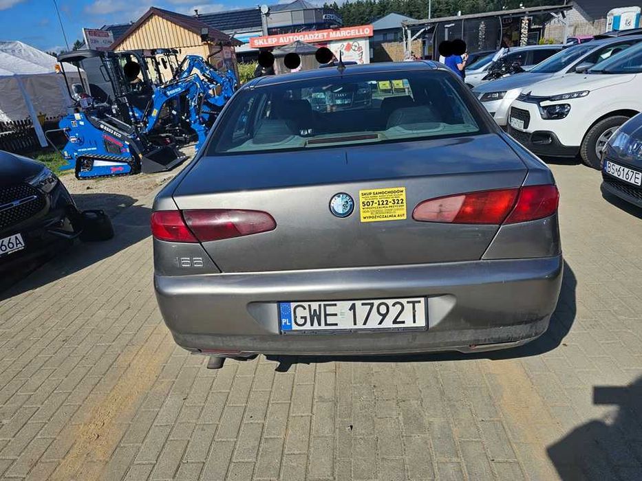 Alfa Romeo 166/PT do 2027r/2.4JTD diesel/150KM/2004r/skóry/okazja