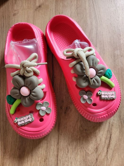 Crocs  38 39  24,25см Резиновые сабо шлёпки шлёпанцы на платформе мюли