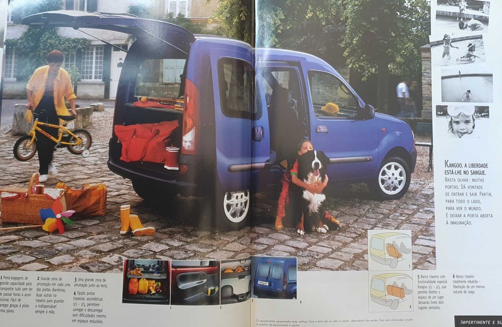 2 Catálogos automóvel Renault Kangoo e Kangoo Express