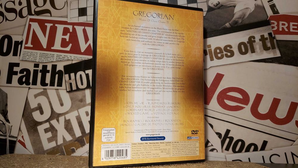 Gregorian - The DVD Collection 4x DVD BOX