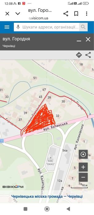 Продається приватизована комерційна земельна ділянка Хотинська