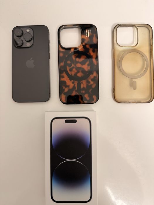 iPhone 14 Pro 128 GB – bardzo dobry stan + 2 etui