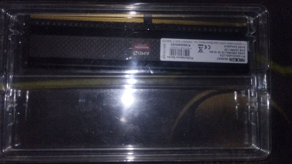комплект  ryzen 5 1600x +8gb+ боксовий кулер