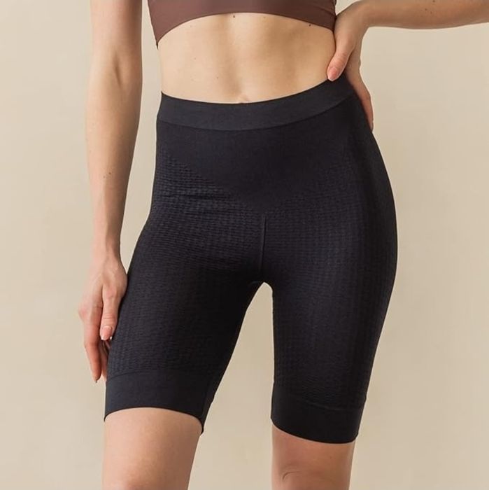 3 x Spodenki rowerowe, bezszwowe, modelujące, fitness, joga, sport,S/M