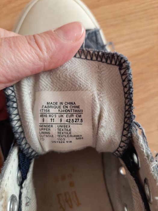 Trampki męskie wciagane Converse 42.5