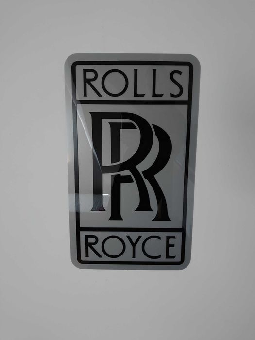 Rolls Royce logo na ścianę idealny na prezent dla męża chłopaka