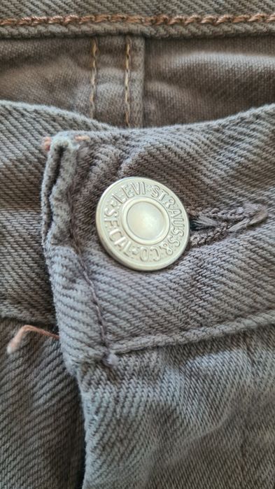 Krótkie spodenki Szorty Levis Levi's 501. Szare Brązowe. Rozmiar W29