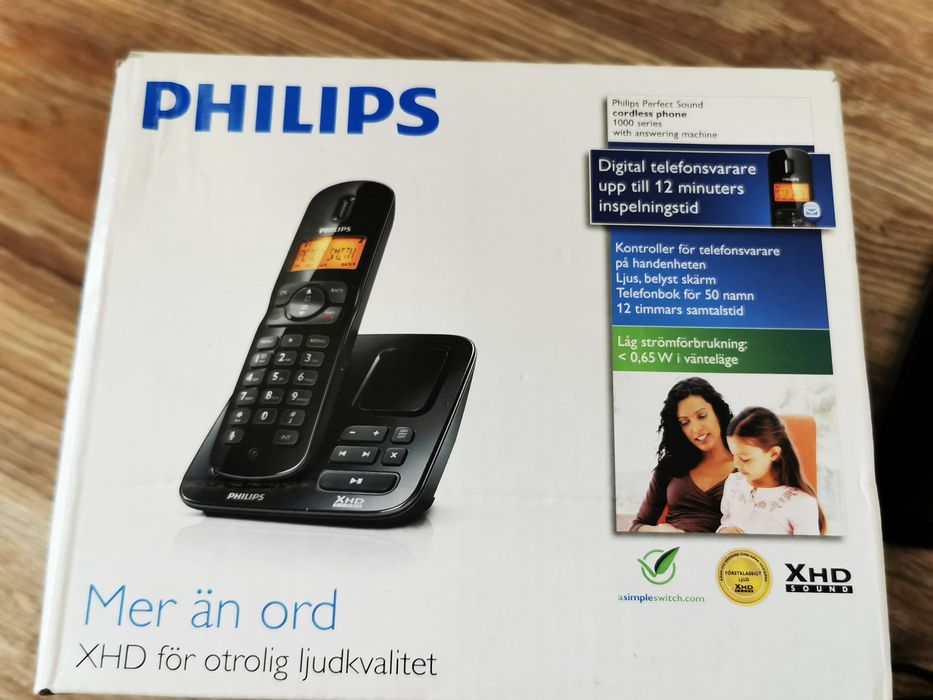 Telefon Bezprzewodowy PHILIPS CD175 - Uszkodzony.
