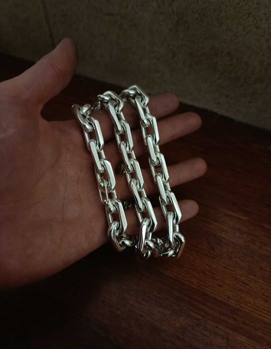 Срібний ланцюжок ~300г чоловічий мужская серебряная цепочка 925 серебр