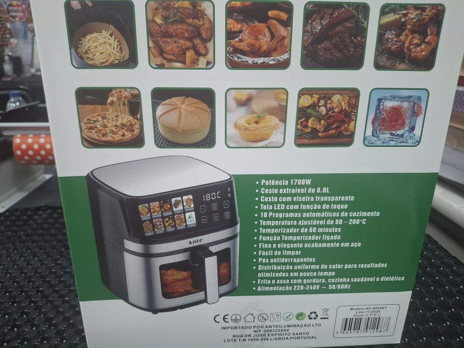 Fritadeira de ar ou air fryer