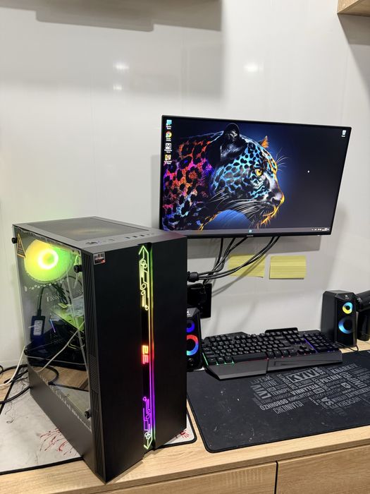 Компьютер Ігровий Ягуар Ryzen 5+ssd 1 тб+16ddr4+Asus TUF RX5700xt