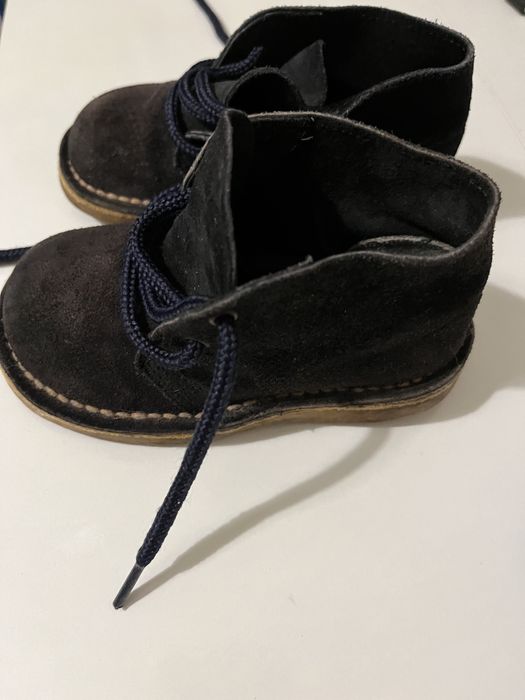 Botas camurça azul escura tamanho 23