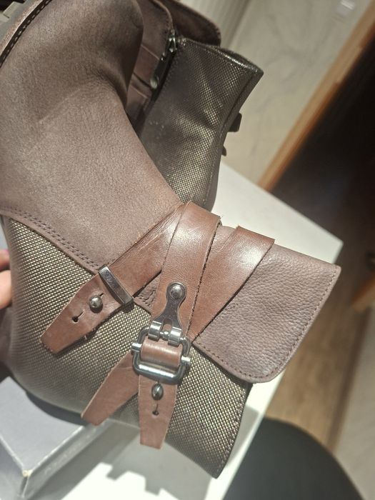 Botki skórzane 39