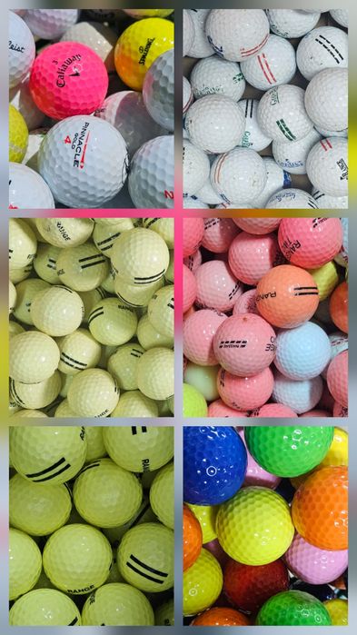 100szt. Pilki golfowe range mix.