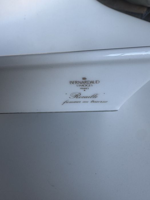 Cinzeiro Bernardaud Limoges France – Coleção "Rocaille" (Raro)