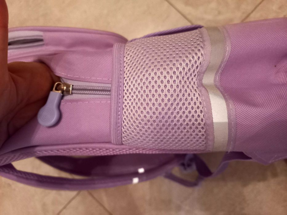 Plecak lilowy dla dziewczynki