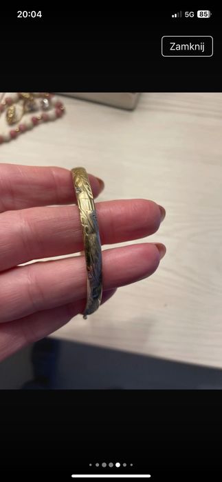 Złota bransoletka