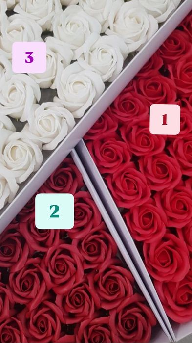 Мильні троянди,квіти з мила,мыльные розы опт/роздріб